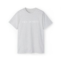 a grey t - shirt with the word'love'written on it