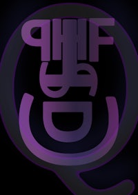 a purple logo with the word hfp on it