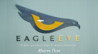 the logo for eagle eye video production and distribution