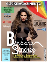 the cover of clickmagazine nyc for barbara sánchez