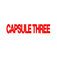 capsule three logo on a black background