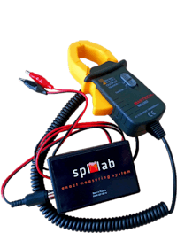 the splab meter is connected to a power supply