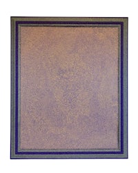 a square frame with a purple and blue border