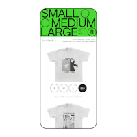 small medium large t-shirt