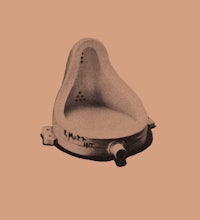 an image of a urinal on a beige background
