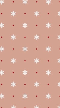 a pattern with white and red stars on a beige background