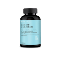 a bottle of chrome chromium