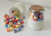 cereal in a glass jar