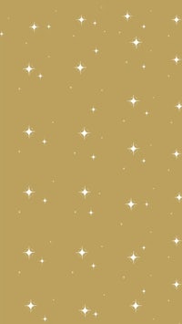 a gold background with white stars on it