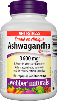 anti-stress ashwagandha - weber naturals