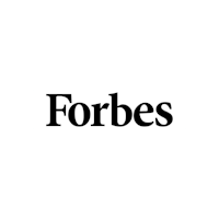 forbes logo on a black background