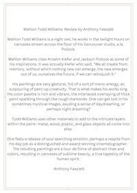 martha williams review by anthony forsythe