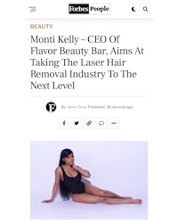 mont kelly, ceo of flavor beauty bar at aims taking the industry to the next level