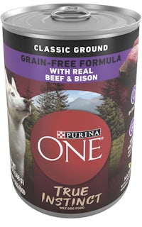 one classic grain free formula with beef bison canned dog food