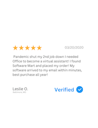 a customer review for a virtual assistant