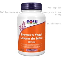now's brewer's yeast 500mg capsules