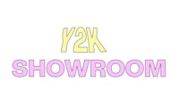 y2k showroom logo on a white background