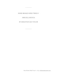 a sheet of paper with the words'more broken minuets by draping lee taylor