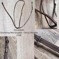 silvered standing martingale fancy raised cbd