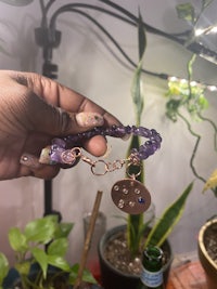 amethyst bracelet - purple amethyst