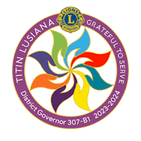 the logo for the tin luisana district governor