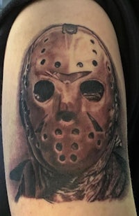 friday the 13th jason mask tattoo