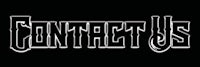 contact us logo on a black background