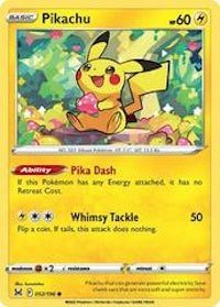 Pikachu #52 Pokémon Lost Origin (NM)