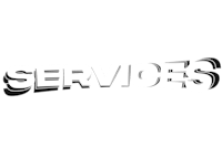 a black background with the word services on it