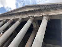the pantheon in rome, italy