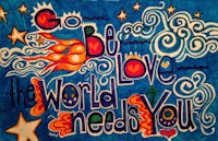 go be love the world needs you by person