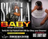 a flyer for the mike lynn baby show