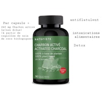 a bottle of nature bte's antioxidant activated charcoal