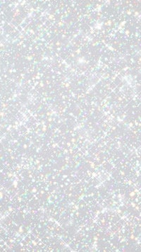 a white glittery background with stars on it