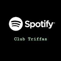 spotify club triffaz logo on a black background