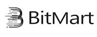 the bitmart logo on a white background