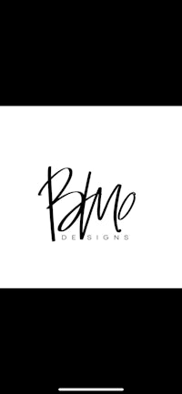a black and white logo for ptmo designs