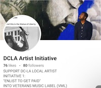 dcla artist initiative - screenshot