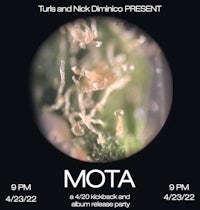 a flyer with the word mota on it