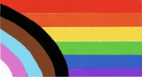an image of a rainbow flag with a rainbow in the middle