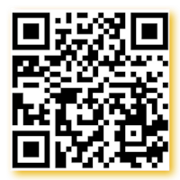a qr code on a yellow background
