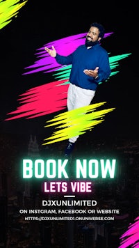 a flyer with the words'book now let's vibe'