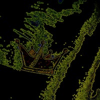 an image of a crown on a black background