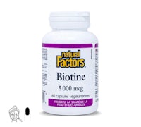 natural factors biotin 500mg