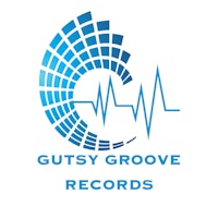 the logo for gutsy groove records