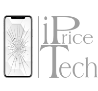iprice tech logo with a broken iphone