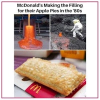 mcdonald's making the filling for their apple pies in the 80s