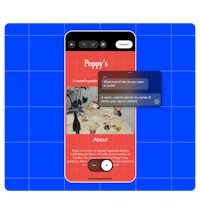 a phone screen with a pop up menu on it