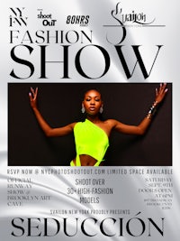 seduccion fashion show flyer