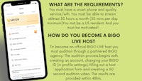 what are the requirements to become a bigo live host?